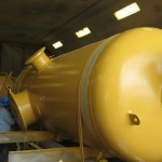 yellow pressure vessel